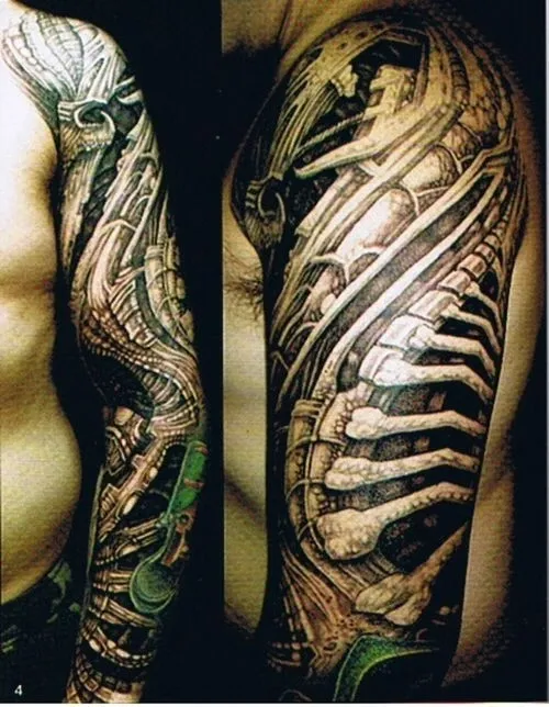 Bio mechanical Tattoo