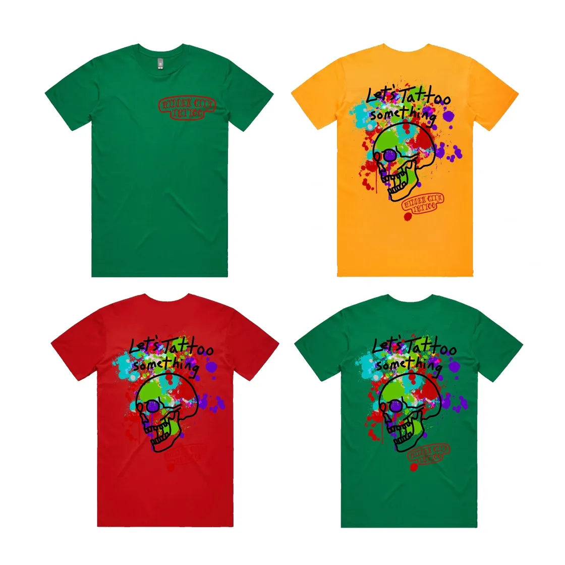 “Let’s tattoo” AS colour tee
