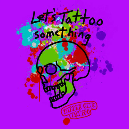 “Let’s tattoo” AS colour tee